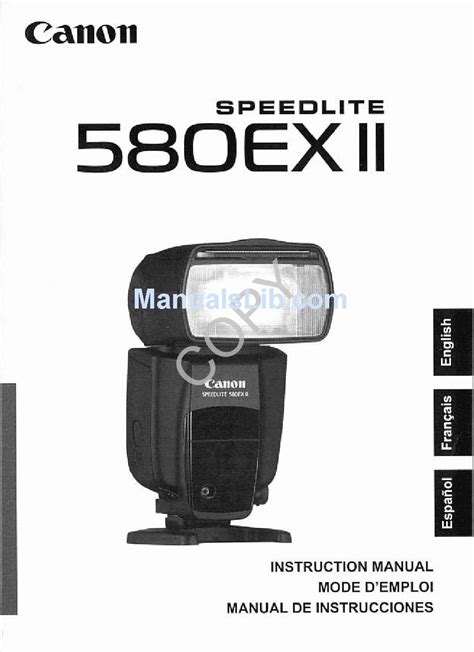 Canon speedlite 580 ex ii service manual. - Manual de ciencia de la motivación.