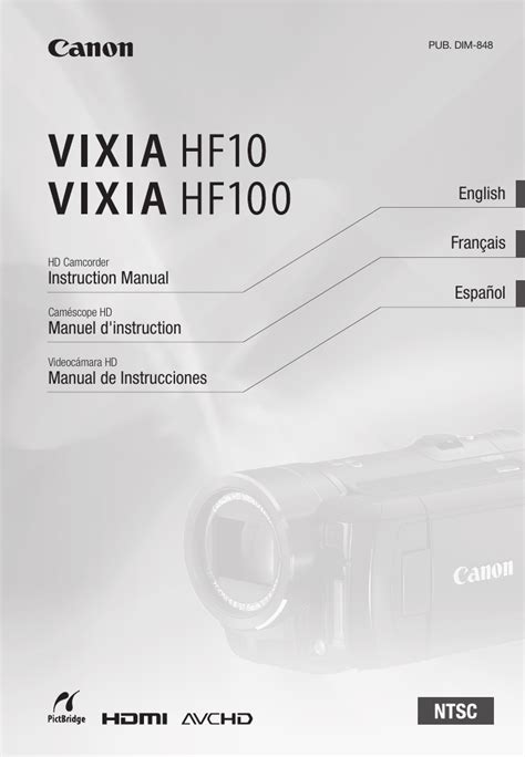 Canon vixia hf10 hf100 service repair manual download. - Engine workshop manual 4g9 e w mivec.