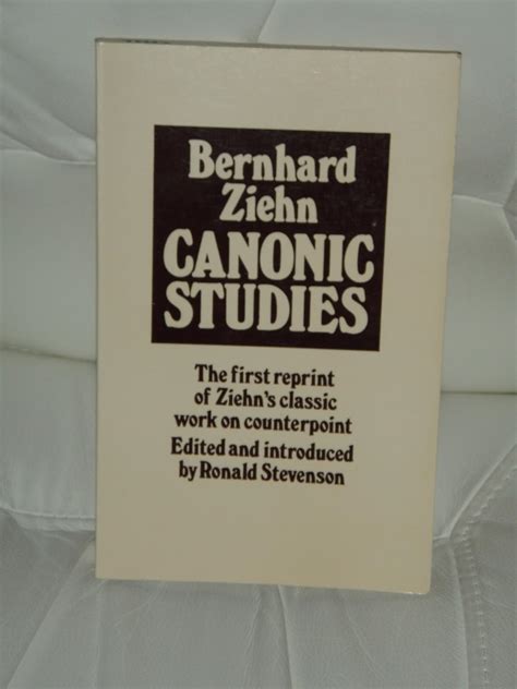 Canonic studiesBernhard Ziehn {shxoe}