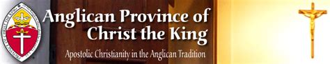 Canons of the Anglican Province of Christ the King Section I ...