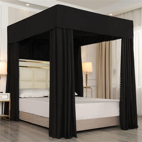 Check out our blackout bed canopy curtai