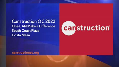 Canstruction OC 2024 at South Coast Plaza KTLA