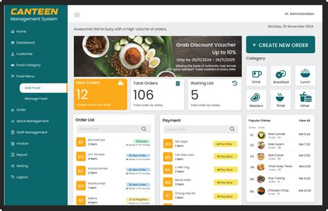 Canteen management system project github.  The A comprehensive meal ordering system designed for...