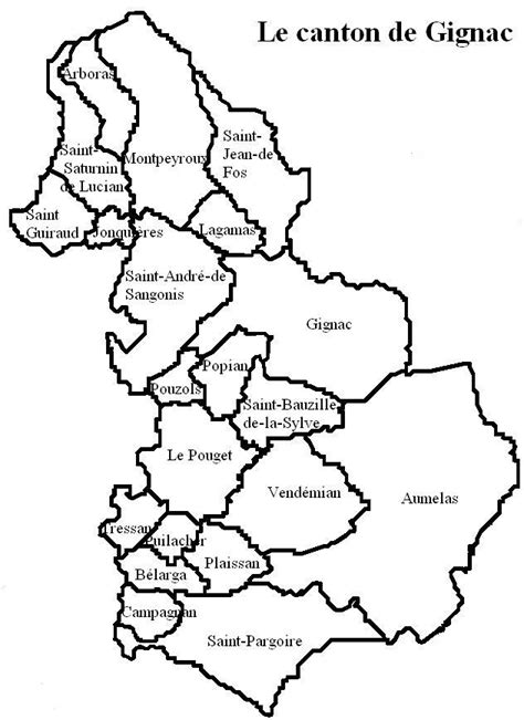 Canton Of Gignac
