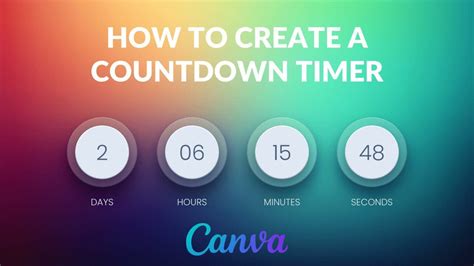 Canva Countdown Timer Template