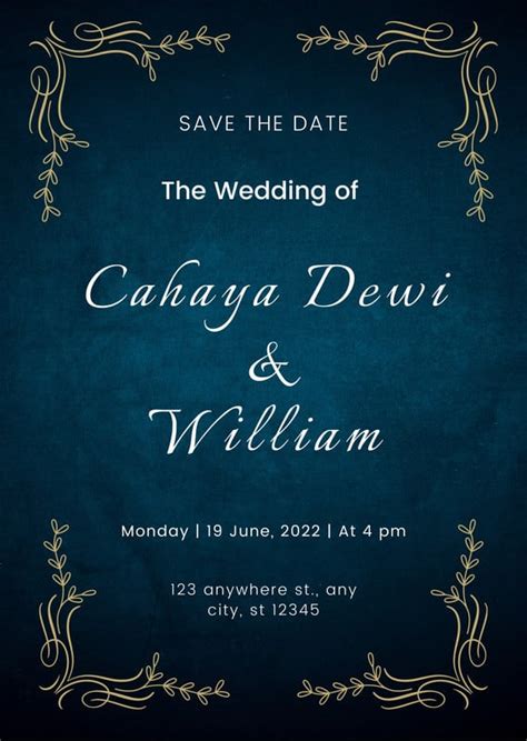 Canva Invitation Template