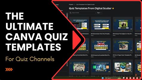 Canva Quiz Template