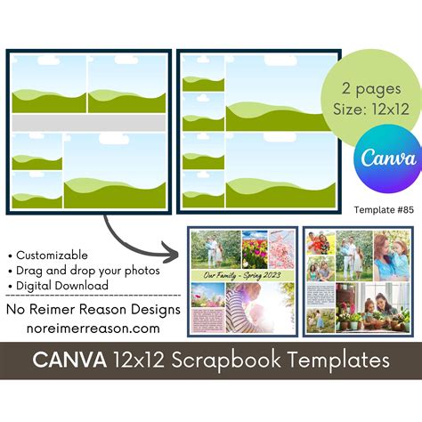 Canva Scrapbook Template