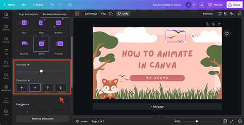 Canva presentation animations.  In this video, you will learn how to make a...