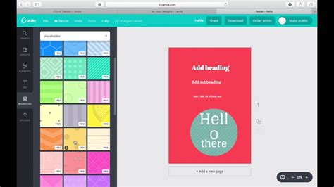 Canva tutorial 5 How to insert text YouTube