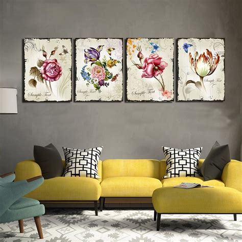 Canvas Print Wall Art Home small flower, see pics for size new