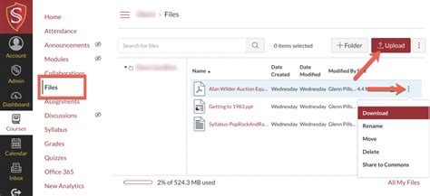 Canvas file access report. edu/um3dFor technical support, visit the Univ...