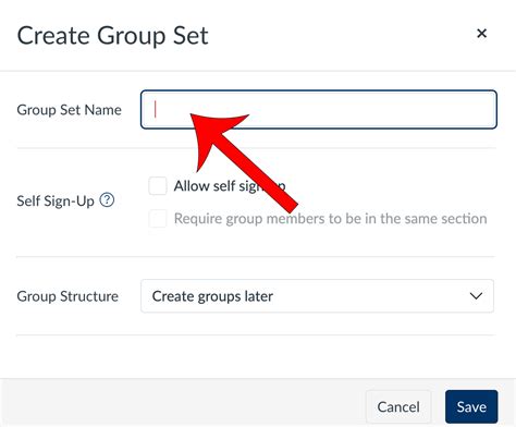 Canvas group set.  Click on the +Group Set button.  Learn More How to Co...