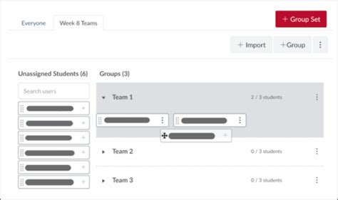 Canvas group work.  When you make a group within a Canvas course, Canvas ...