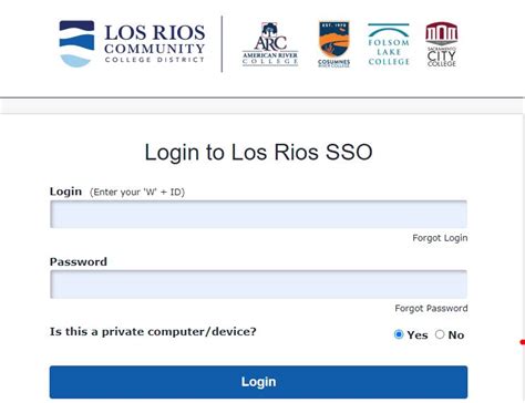 Students and employees use their Los Rios ID and 