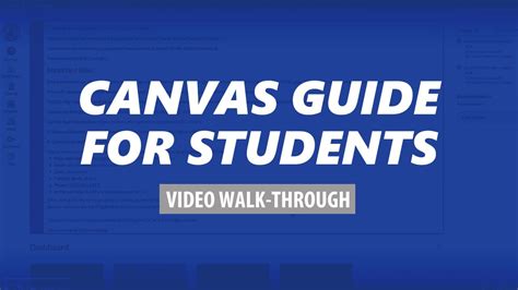 Canvas is the Virtual Learning Environment (VLE) used here