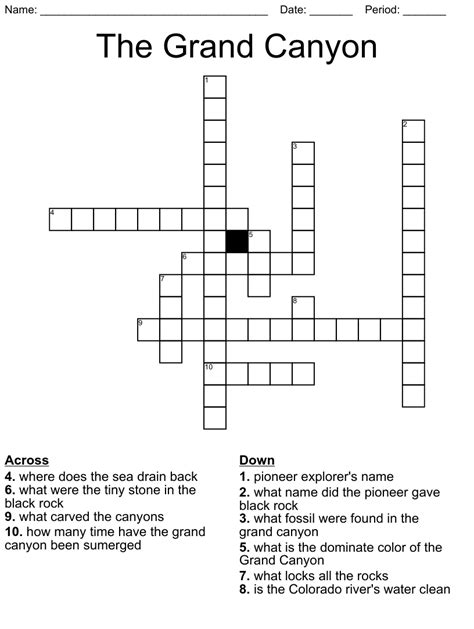 Canyons cousin crossword clue. Cryptogram. Advertisement. Advertisement. Cabbage cousin Crossword Clue. The Crossword Solver found 30 answers to "Cabbage cousin", 8 letters crossword clue. The Crossword Solver finds answers to classic crosswords and cryptic crossword puzzles. Enter the length or pattern for better results. Click the answer to find similar crossword … 