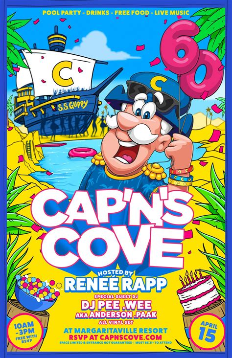 Cap'n Crunch to celebrate 60th 'birthday' with Palm Springs pool party
