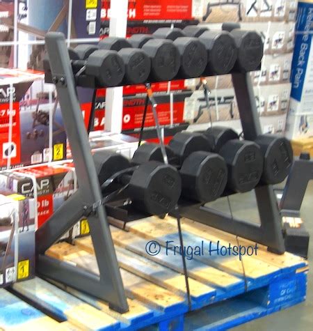 Cap barbell 200 lb dumbbell set with rack. .  <a href=https://merchant.s...