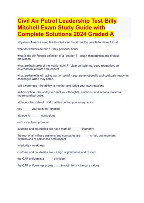 Cap billy mitchell test study guide. - Common core algebra 2 pacing guide.