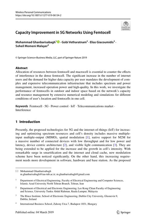 Capacity Improvement in 5G Networks Using Femtocell