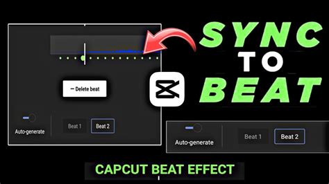 Capcut Auto Beat Sync Tutorial Capcut Music Beat Beat Sync Video