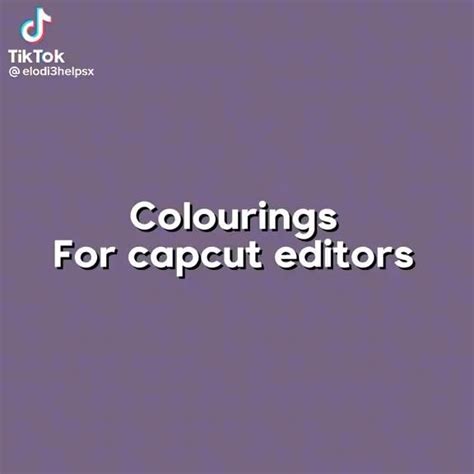 Capcut Coloring