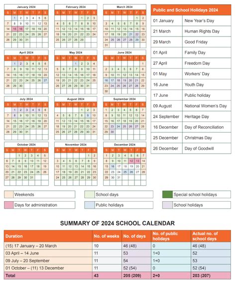 Cape Schools Calendar