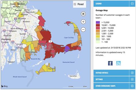 Cape cod power outage map. 0:04. 0:37. CHATHAM — A car crash into a utility pole on Old Queen Anne Road Thursday afternoon caused a power outage that impacted about 3,800 people initially, according to Eversource ... 