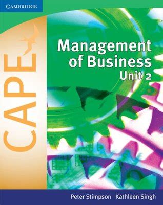 Cape management of business unit 2 notes. - Umweltpolitik und umweltschutzindustrie in der bundesrepublik deutschland.