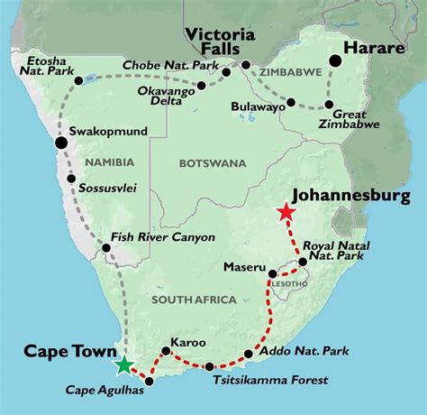  stay for about 1 hour. and leave at 1:28 pm. drive for about 4 hours. 5:22 pm Vanderbijlpark. stay for about 1 hour. and leave at 6:22 pm. drive for about 53 minutes. 7:14 pm arrive in Johannesburg. day 2 driving ≈ 8 hours. 