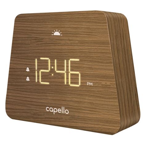 Wood Sound Sleep Alarm Table Clock Gray - Capello. Similar items. $20.00. Extra Large Display Digital Alarm Clock White/Pine - Capello. $13.00. Digital Mantle Alarm Clock Lark Finish - Capello. $20.99. 5.75" Tabletop Alarm Clock Copper - Infinity Instruments. $92.99. reg $119.50 Sale.