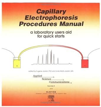 Capillary Electrophoresis Procedures Manual A Laboratory Users Aid For Quick Starts