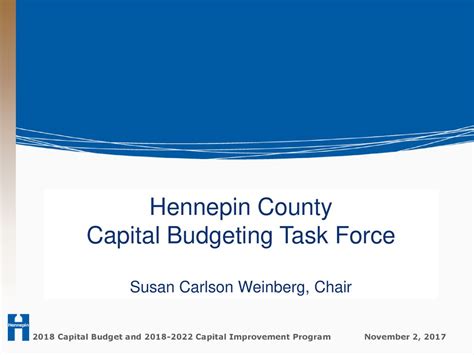 Capital Budgeting Task Force Annual Report Including 2024 …