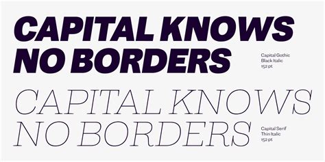 Capital Font Fontspring