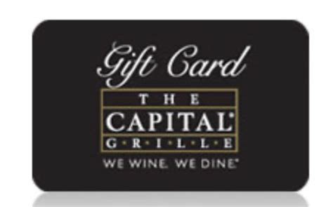 Capital Grille Gift Card Balance