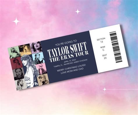 Here's how to pre-register for tickets. Taylor Swift performs during The Eras Tour stop at NRG Stadium in Houston, Texas, on April 21, 2023. Taylor Swift fans in Louisiana rejoiced Thursday .... 