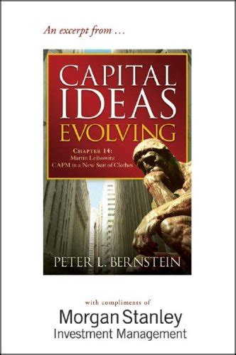 Full Download Capital Ideas Evolving By Peter L Bernstein
