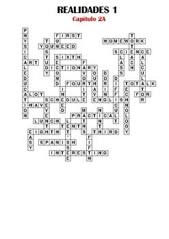 Capitulo 2a repaso crossword answers. ANSWERS realidades 2 capitulo 5a 8 repaso crossword answers In our collection PDF Ebook is the best for you, and very recomended for you. And by having access to our ebooks online or by storing it on your computer, you have convenient answers with realidades 2 capitulo 5a 8 repaso crossword answers PDF Ebook. 