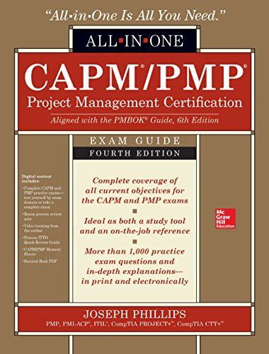 Capm pmp project management certification all in one exam guide. - Catálogo incompleto de ideas truncas y otras mascotas que no llegaste a conocer.