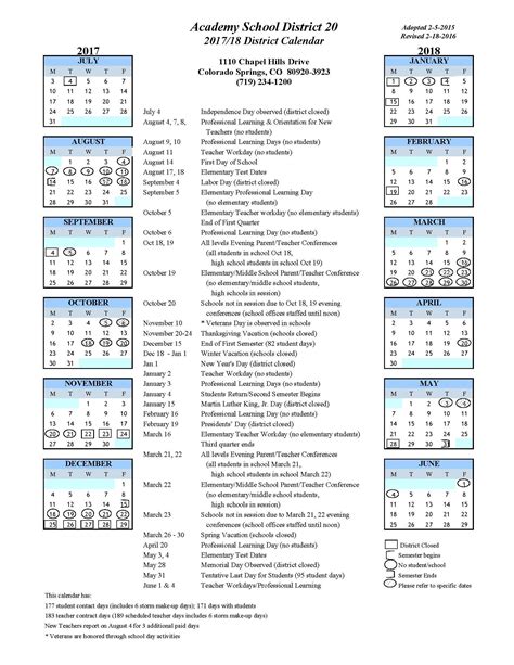 Capo Usd Calendar