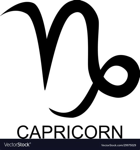 Capricorn Sign Symbol