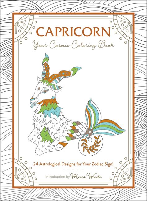 Read Online Capricorn Your Cosmic Coloring Book 24 Astrological Designs For Your Zodiac Sign By Adams Media
