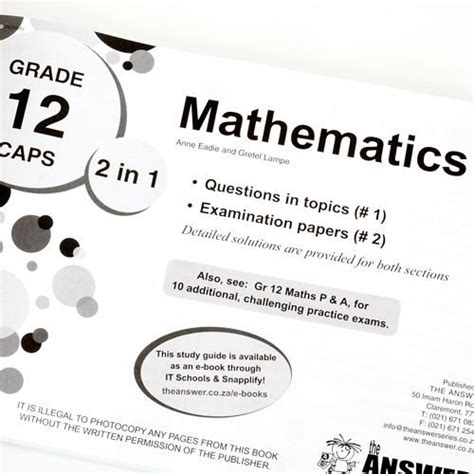 Caps Question Papers Mathematics Grade 12 Pdf Pdf / Vodic