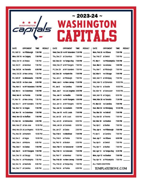 Caps Tickets Washington 2024 Schedule Caps Home Games