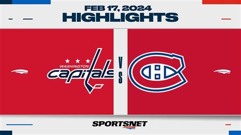 Caps vs. Canadiens - Feb 18 2024