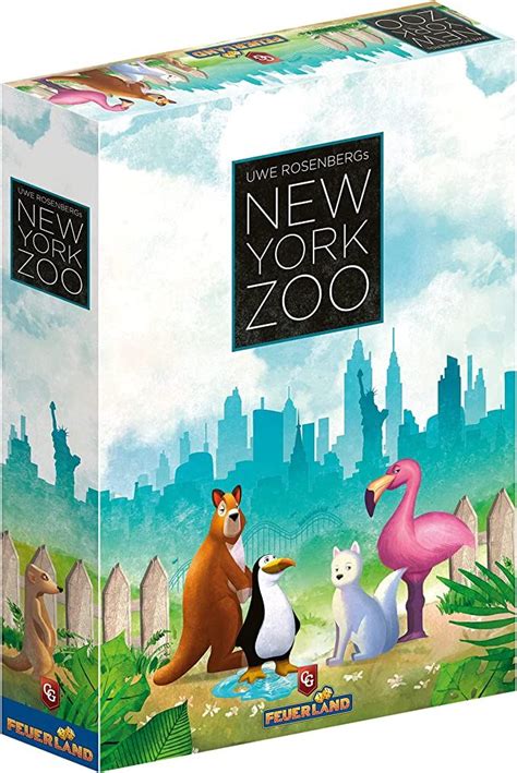 Capstone Games: New York Zoo, Strategy Board Game, Build Your Own Zoo ...