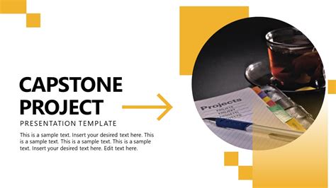 Capstone Project PowerPoint Template PPT Slides