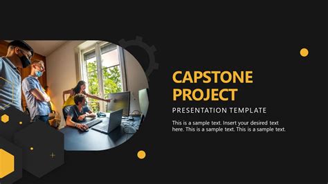 Capstone Project PowerPoint and Google Slides Template PPT Slides