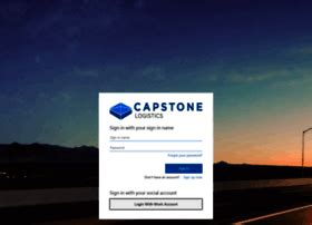 Capstone managed receiving. Managed Receiving - mgdrec.capstonelogistics.com 